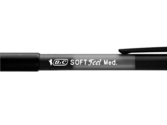 Kulpenna BIC Soft Feel Clic 1,0 svart - 4