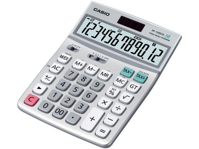 Bordsräknare CASIO DF-120ECO - 2