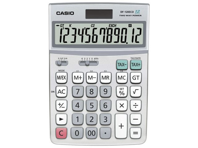 Bordsräknare CASIO DF-120ECO