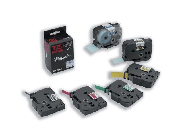 Tape BROTHER TZES251 24mm svart på vit - 2