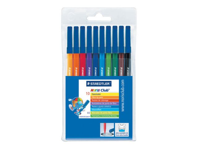 Fiberpennor Staedtler Noris 10/fp - 8