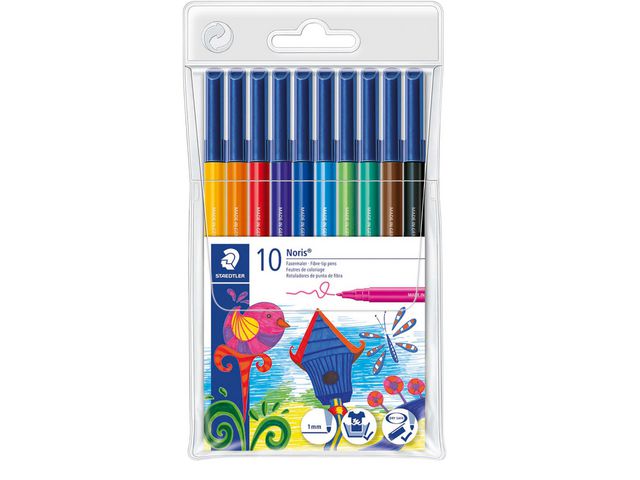 Fiberpennor Staedtler Noris 10/fp - 6