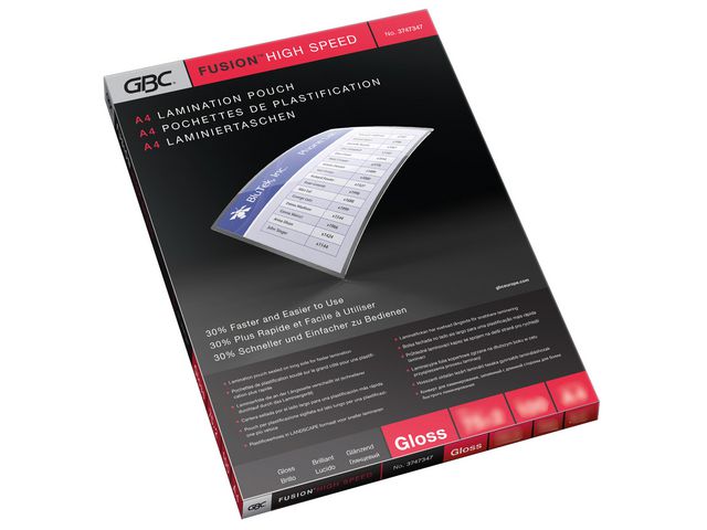 Laminat GBC A4 klar 125 mic Hi Sp 100/FP