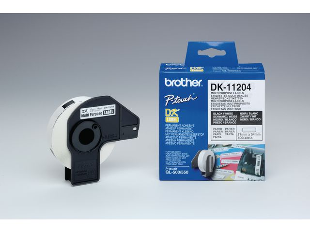 Etikett BROTHER universal 17x54mm 400/FP - 2