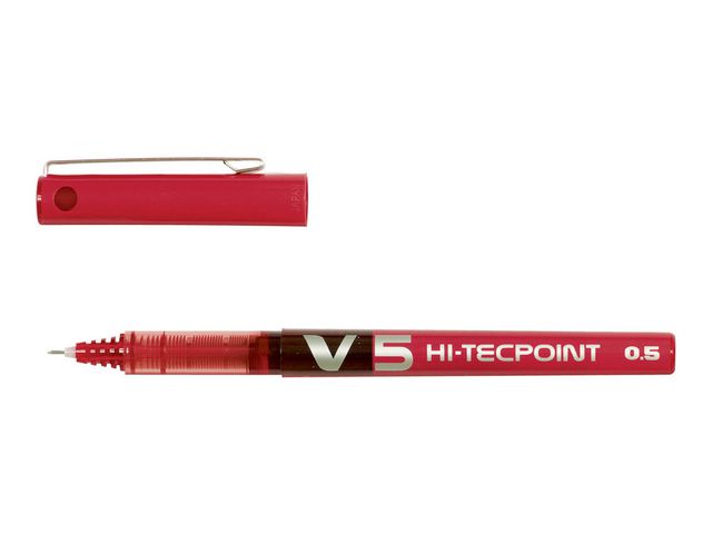 Bläckkulpenna PILOT Hi-Tec V5 0,5 röd - 2