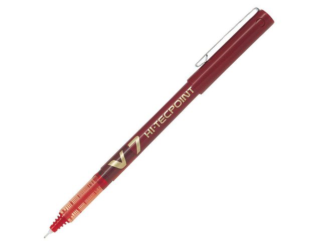 Bläckkulpenna PILOT Hi-Tec V7 0,7 röd - 2