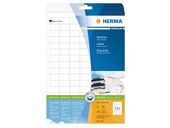 Etikett HERMA Premium 25,4x16,9mm2800/FP