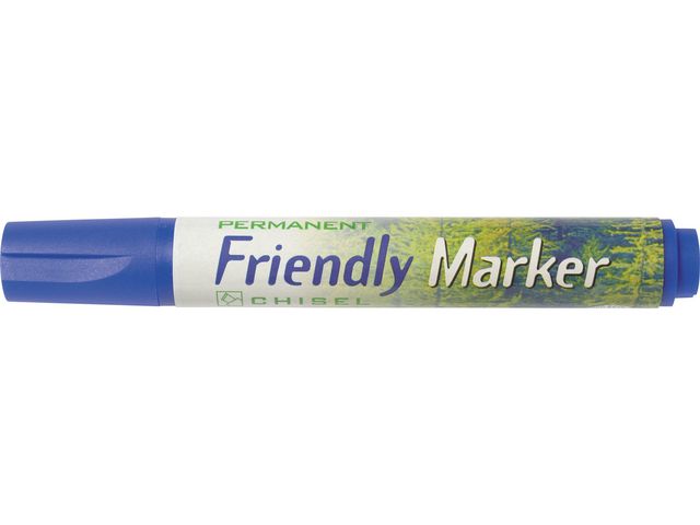 Märkpenna FRIENDLY sned blå - 2