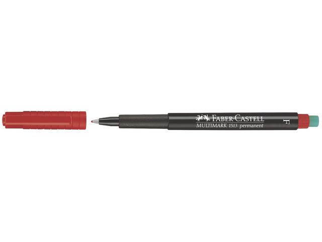 Märkpenna VF FABER CASTELL fine röd
