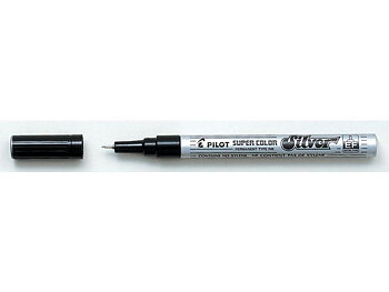 Märkpenna PILOT Super Color silver EF