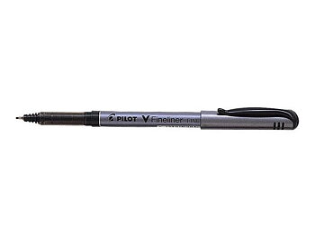 Fineliner PILOT V svart fine