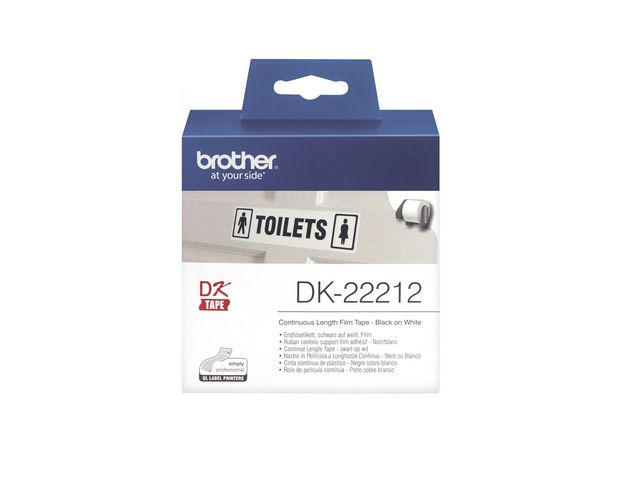 Etikett BROTHER löpande pl 62mmx15,24m