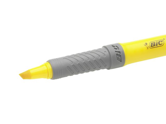 Överstrykningspenna BIC Grip Gul - 4