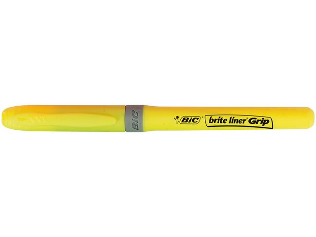 Överstrykningspenna BIC Grip Gul - 3