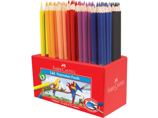 Akvarellpennor Faber Castell 12x12 färger 