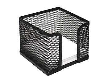 Blockask i nät 95x95mm svart