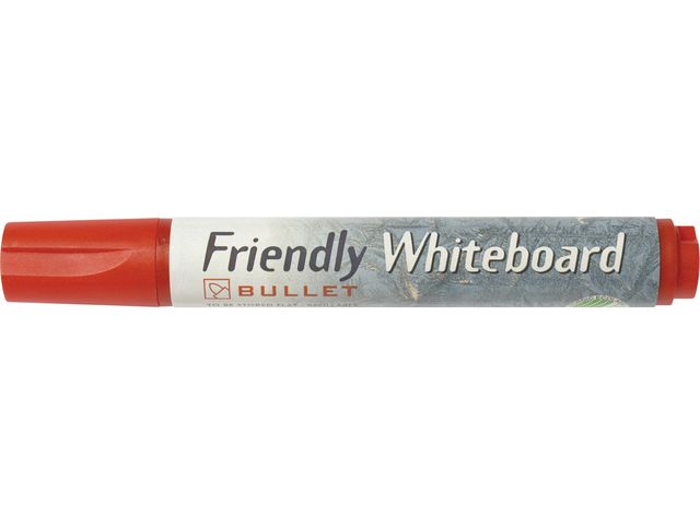 Whiteboardpenna FRIENDLY rund röd - 2