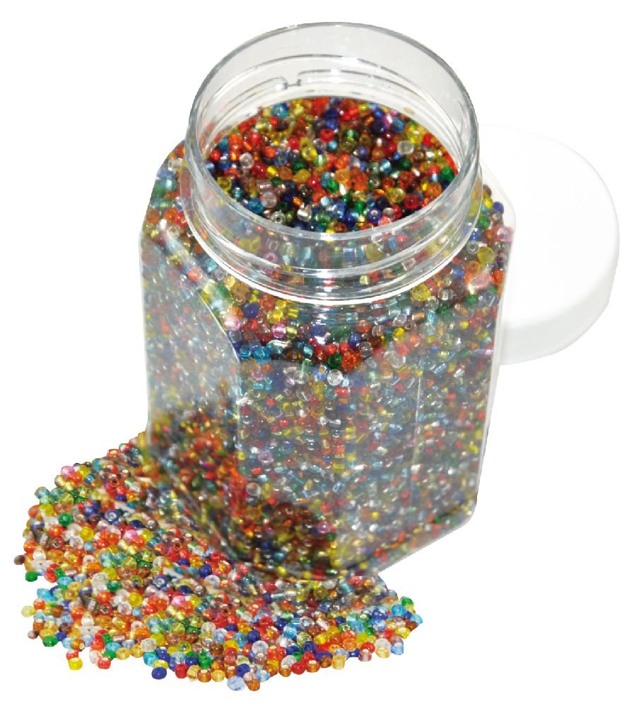 Glaspärlor 500g