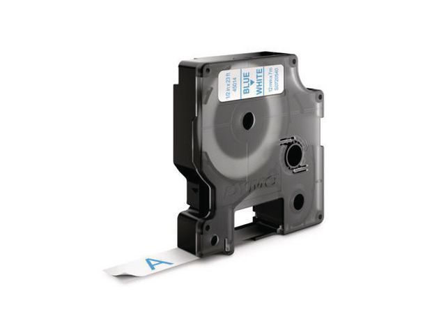 Tape DYMO D1 12mm blå på vit - 3