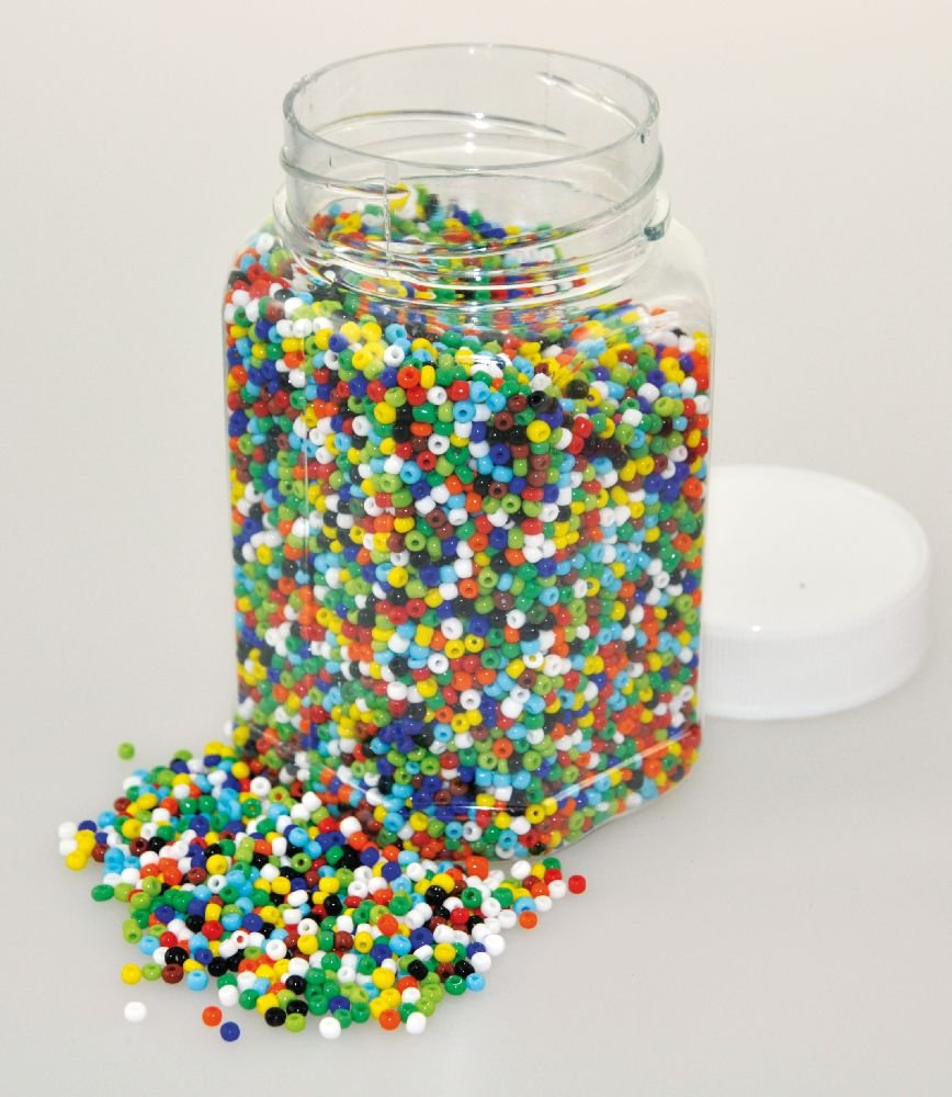 Glaspärlor 500g