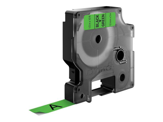 Tape DYMO D1 19mm Perm. svart på vit - 4