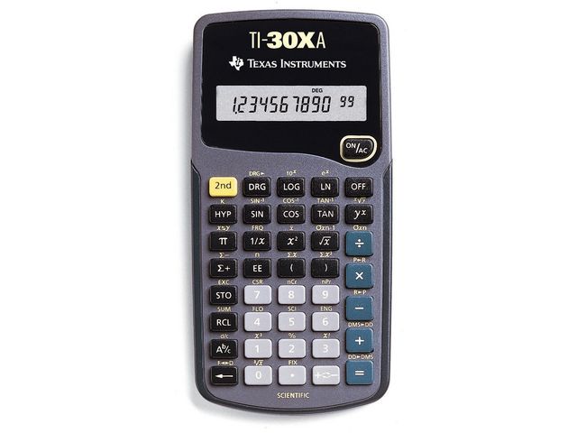Räknare Teknisk TEXAS TI-30 XA