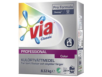 Tvättmedel VIA Prof. Color 8,32KG