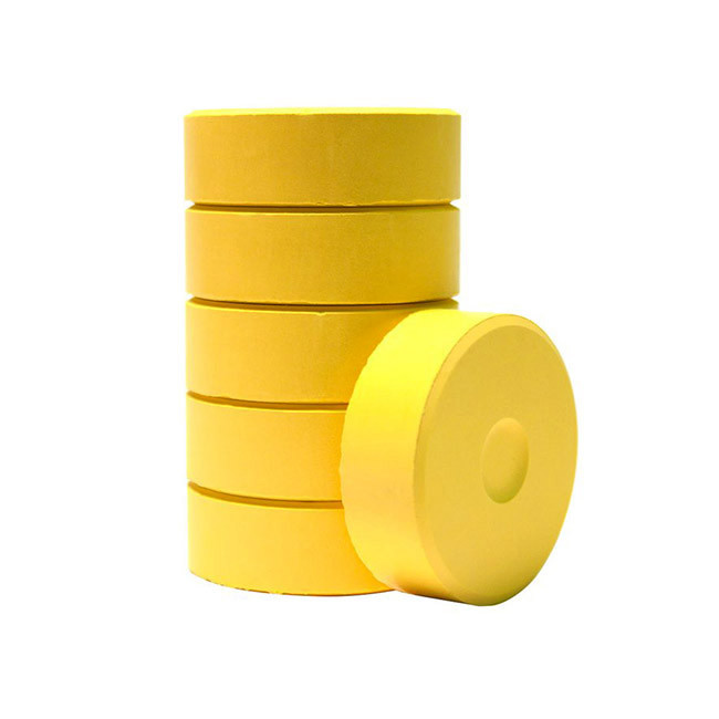 Färgblock 44 mm gul 6/fp