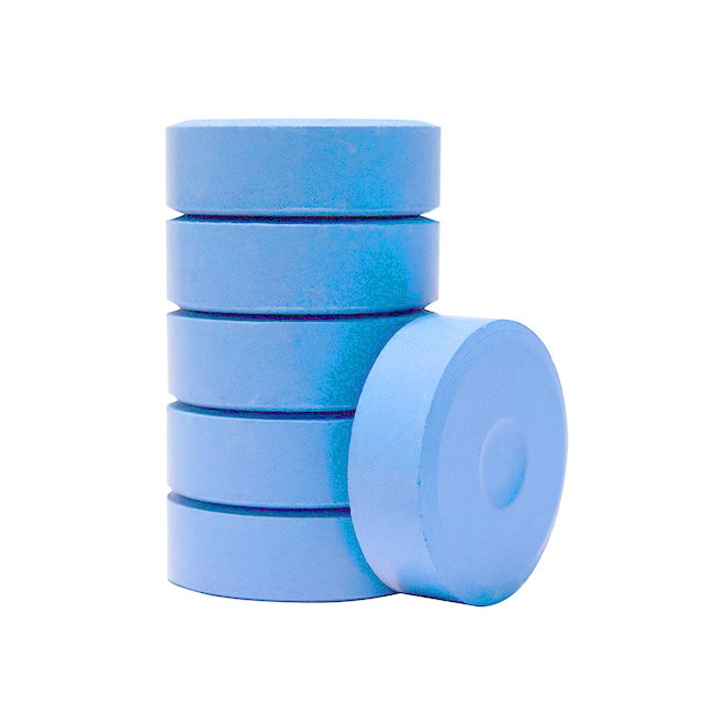 Färgblock 44 mm ljusblå 6/fp