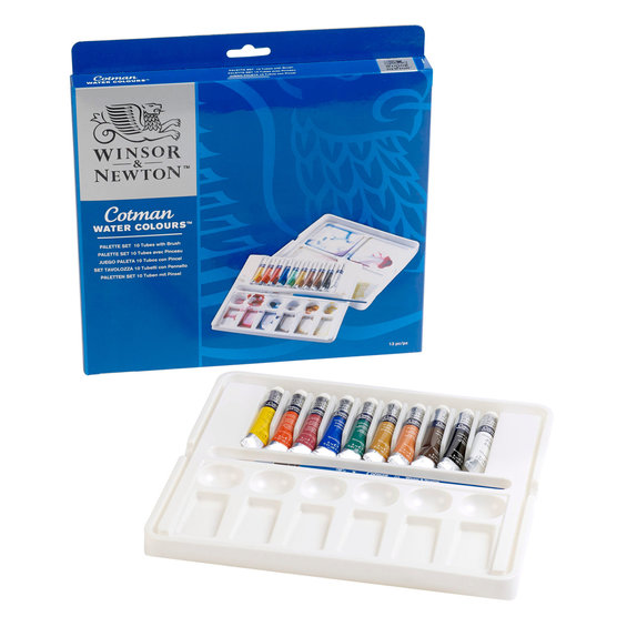 Akvarellfärg set Cotman 10 x 8ml