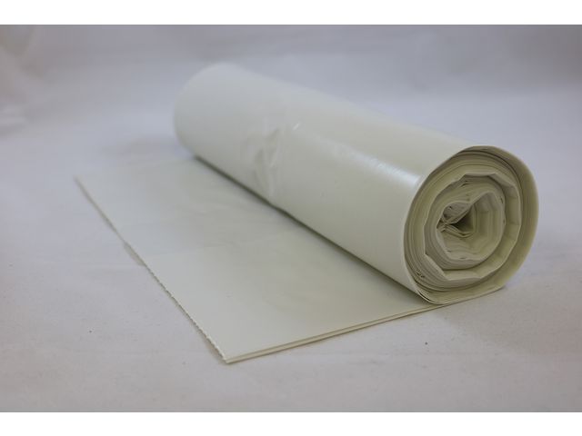 Plastsäck LD 60L 45my vit 25/RL