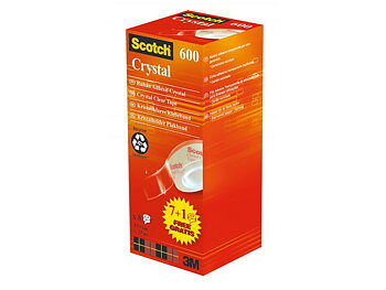 Tejp Crystal SCOTCH 19x33 7+1 på köpet