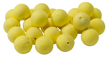 Papperskulor 40mm gul 25/FP