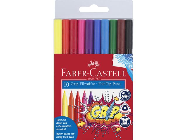 Fiberpennor Faber Castell Grip 10/fp - 4