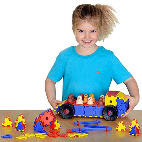 Polydron Plattor Junior set 124 delar