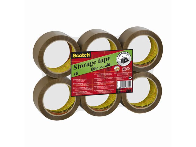 Packtejp SCOTCH PP 50mmx66m Brun - 3