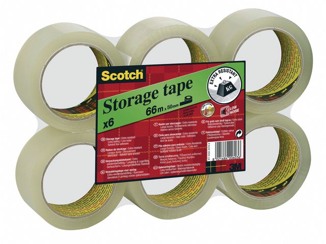 Packtejp SCOTCH PP 50mmx66m Transp - 4