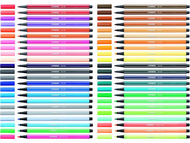 Fineliner STABILO Pen 68 svart - 2