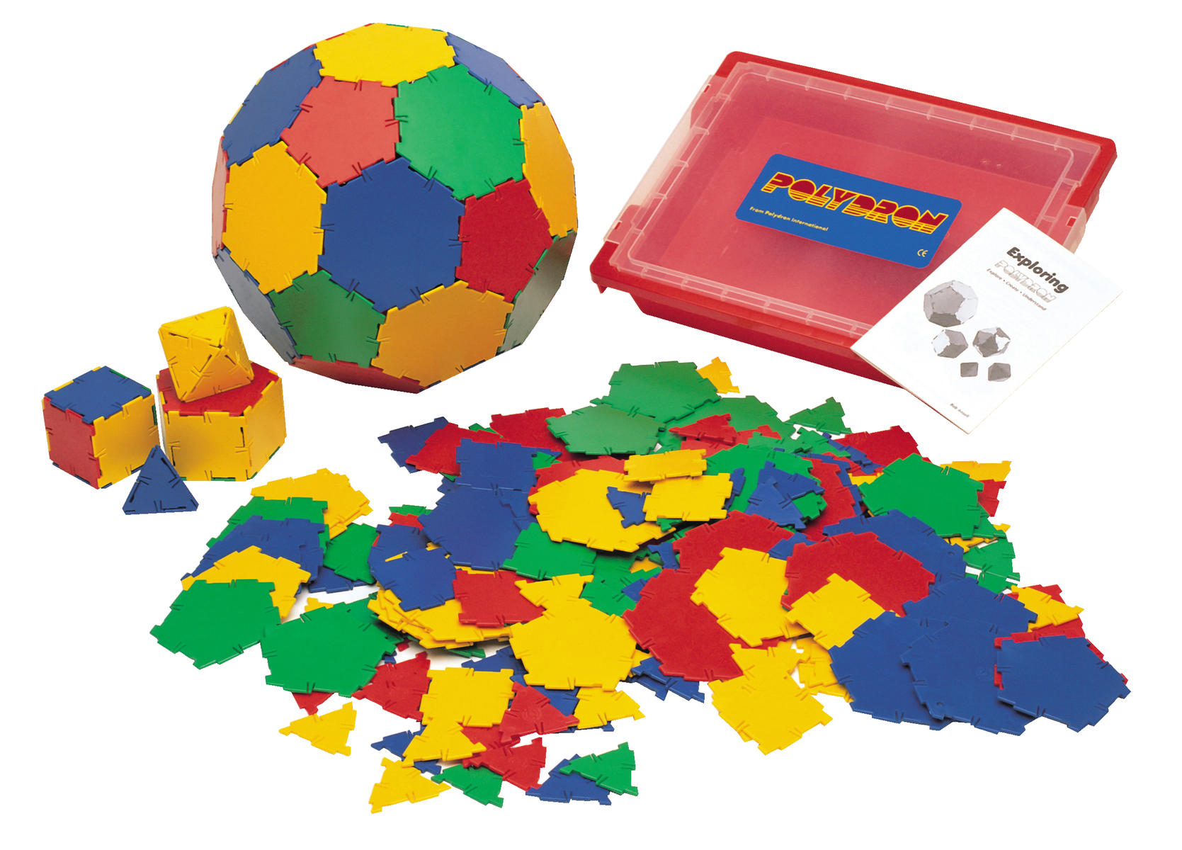 Polydron Plattor Byggset 184 delar