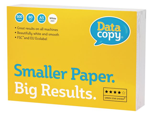 Kopieringspapper DATA COPY A5 80g oh 500/FP
