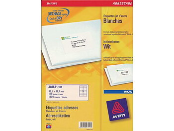 Etikett AVERY QuickDRY 99,1x67,7 200/FP