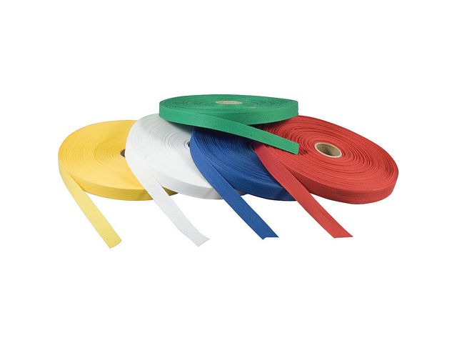 Bomullsband 50mx13mm vit - 2