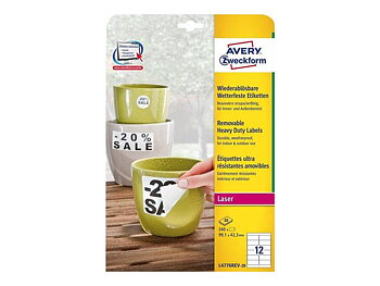Etikett Avtagbar stark 99,1x42,3 240/FP