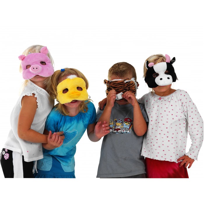Ansiktsmasker djur 10 delar - 3