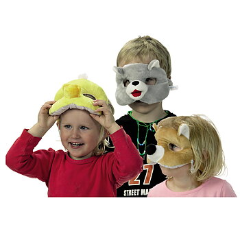 Ansiktsmasker djur 10 delar