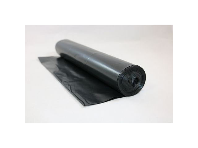 Plastsäck latrin LD 70L 80my svart 10/RL