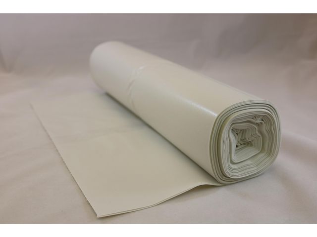 Plastsäck LLD 125L 50my vit 25/RL