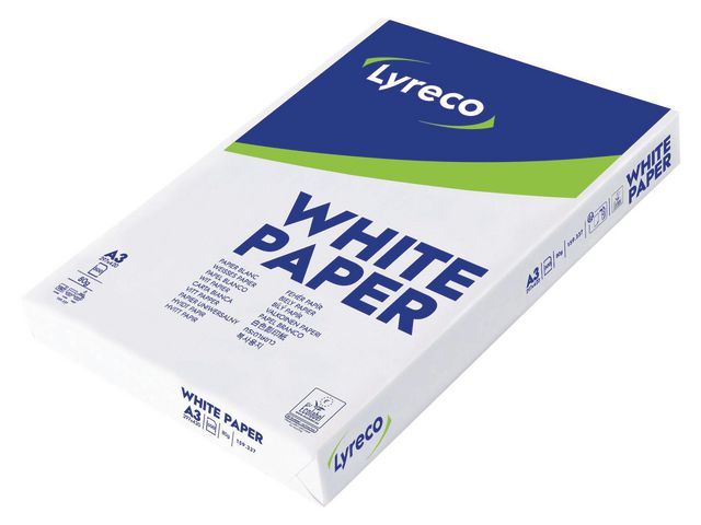 Kopieringspapper LYRECO Standard A3 80g oh 500/fp