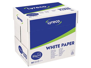 Kopieringspapper LYRECO Std. A4 80g oh 2500/fp