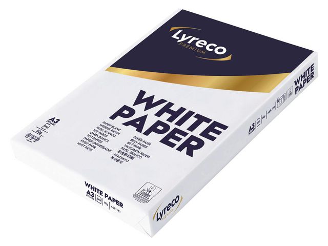 Kopieringspapper LYRECO Premium A3 80g oh 500/fp